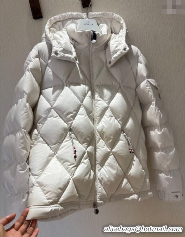Original Cheap Moncler Quilted Down Jacket M091851 White 2025
