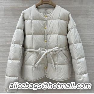 Sophisticated Cheap Moncler Quilted Down Jacket M091855 White 2025