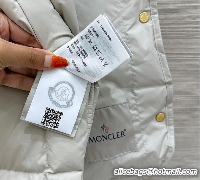 Sophisticated Cheap Moncler Quilted Down Jacket M091855 White 2025