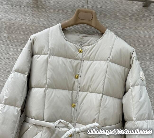 Sophisticated Cheap Moncler Quilted Down Jacket M091855 White 2025