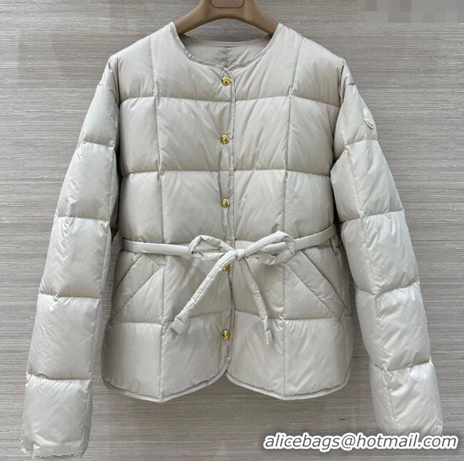 Sophisticated Cheap Moncler Quilted Down Jacket M091855 White 2025