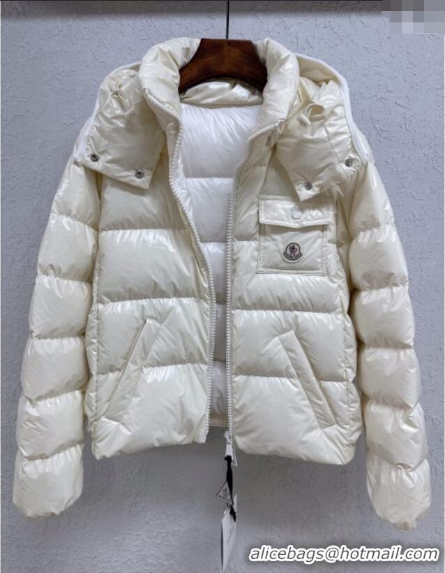 Buy New Cheap Moncler Short Down Jacket M091847 White 2025