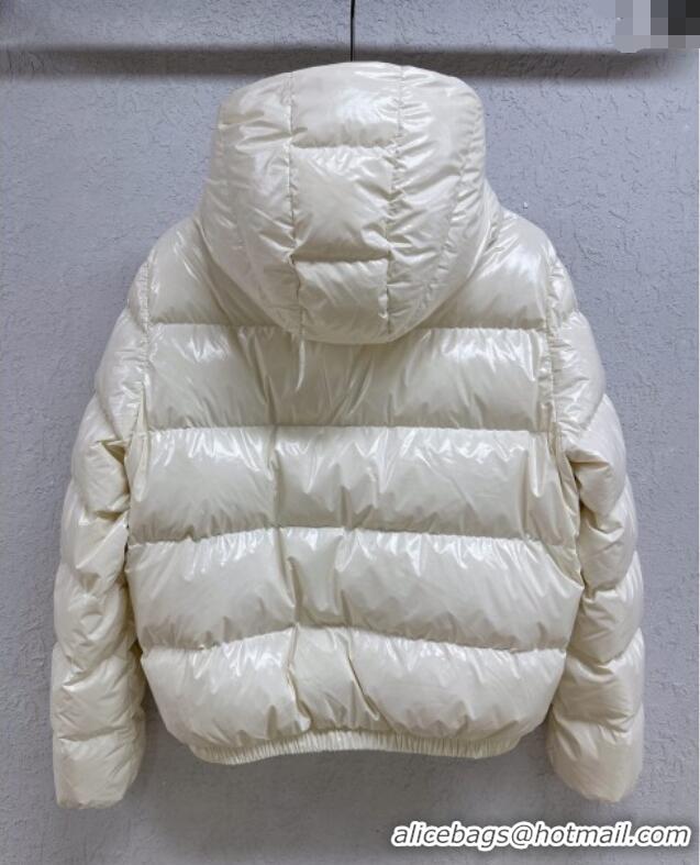 Buy New Cheap Moncler Short Down Jacket M091847 White 2025