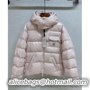 Grade Quality Moncler Short Down Jacket M091847 Pink 2025