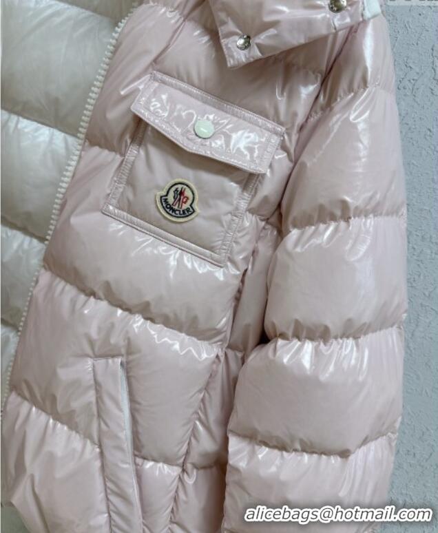 Grade Quality Moncler Short Down Jacket M091847 Pink 2025