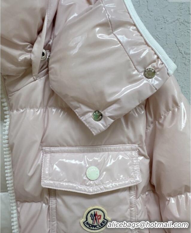 Grade Quality Moncler Short Down Jacket M091847 Pink 2025