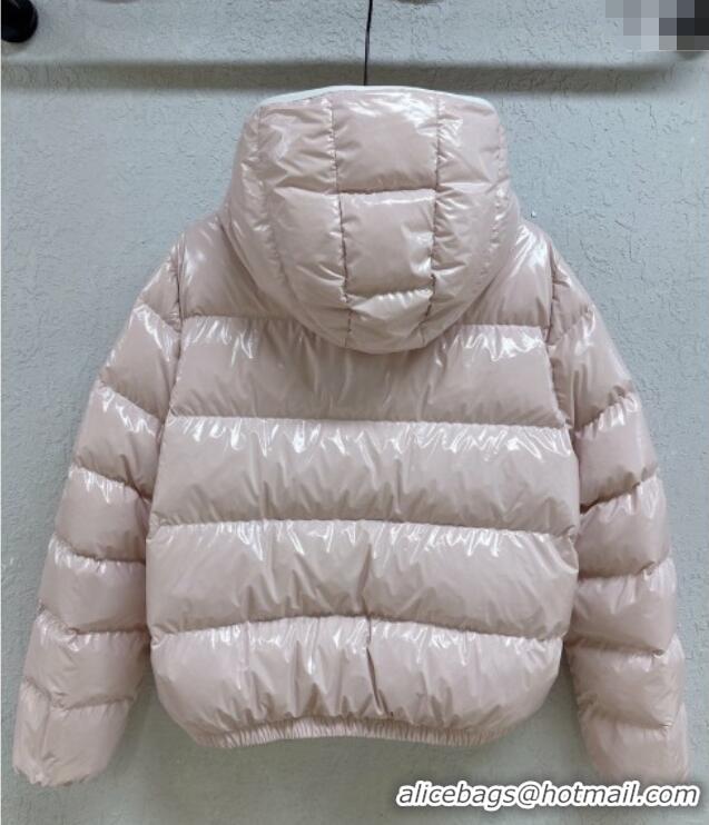 Grade Quality Moncler Short Down Jacket M091847 Pink 2025