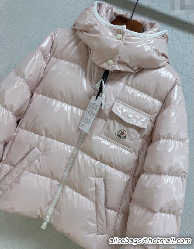 Grade Quality Moncler Short Down Jacket M091847 Pink 2025