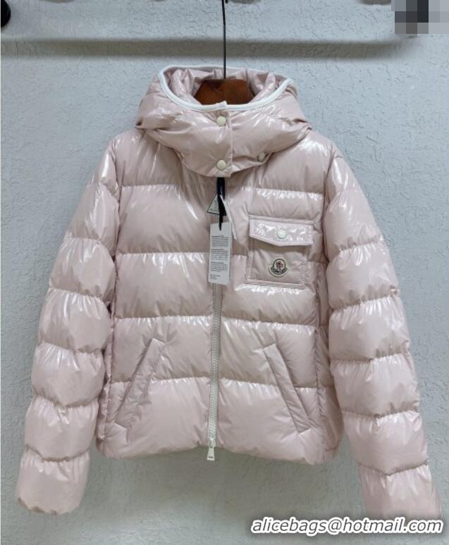 Grade Quality Moncler Short Down Jacket M091847 Pink 2025