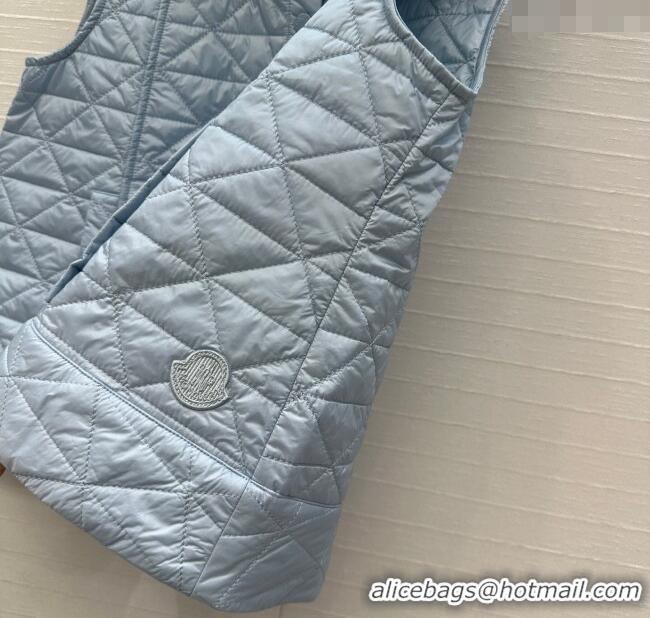 Buy Cheap Moncler A-Shaped Down Vest M091850 Blue 2025