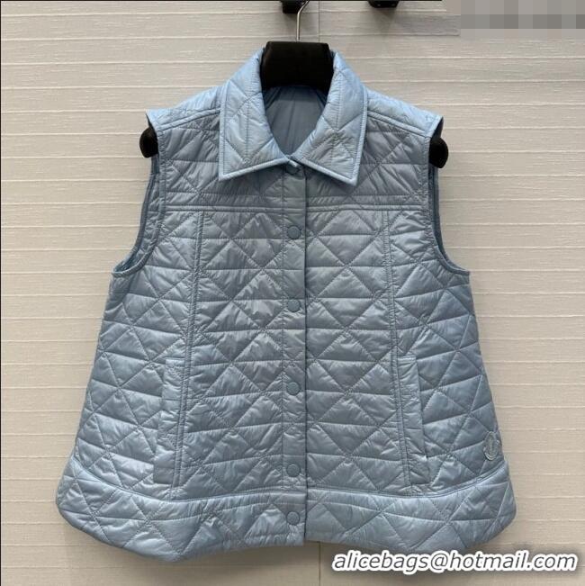 Buy Cheap Moncler A-Shaped Down Vest M091850 Blue 2025
