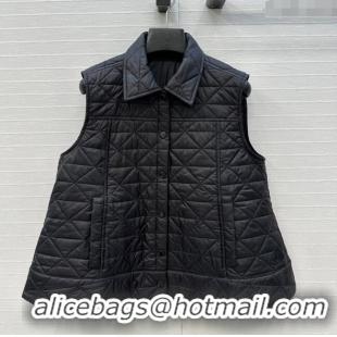 Best Price Moncler A-Shaped Down Vest M091850 Black 2025