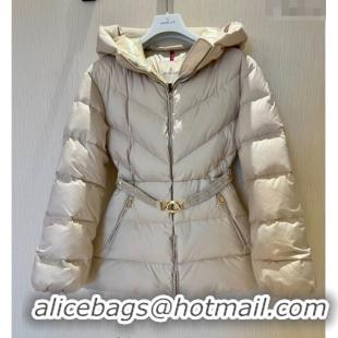 Market Sells Moncler Belted Down Jacket M091853 Beige 2025