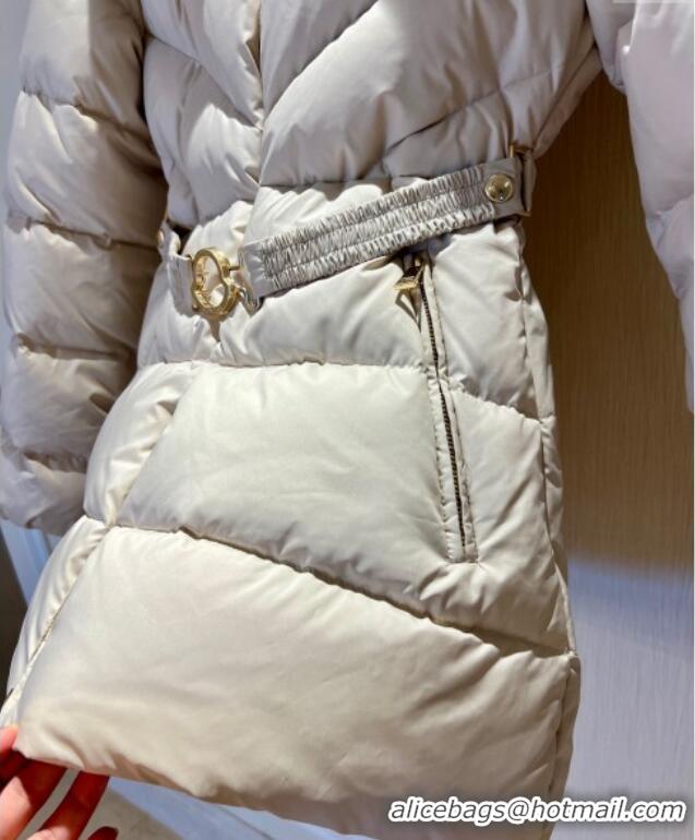 Market Sells Moncler Belted Down Jacket M091853 Beige 2025