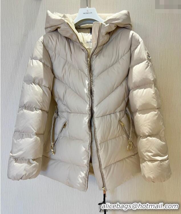 Market Sells Moncler Belted Down Jacket M091853 Beige 2025