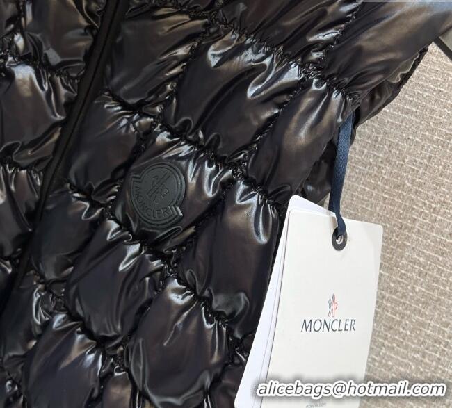 New Release Creation Moncler Emilion Down Vest M091856 Black 2025