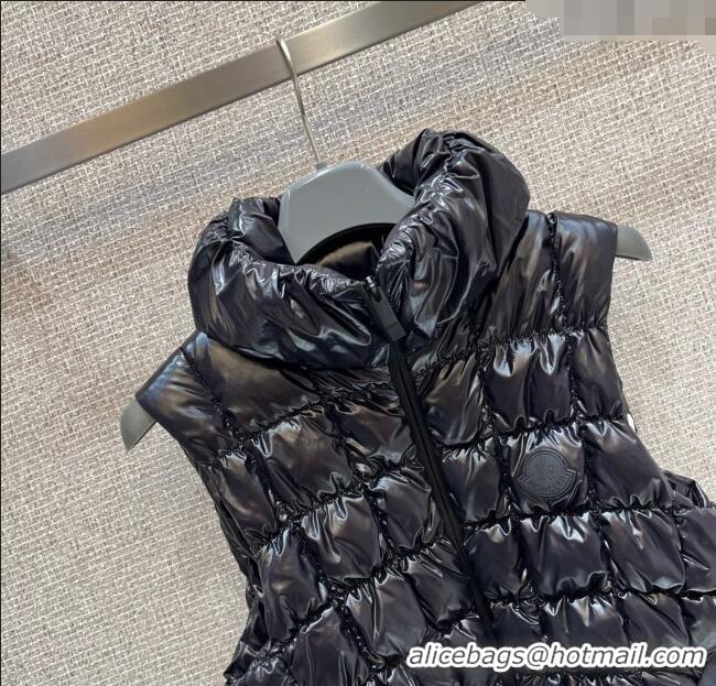 New Release Creation Moncler Emilion Down Vest M091856 Black 2025