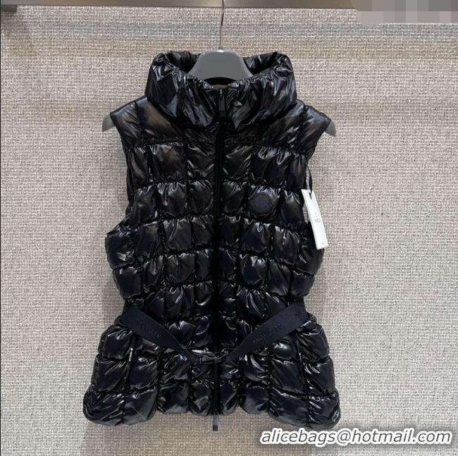 New Release Creation Moncler Emilion Down Vest M091856 Black 2025