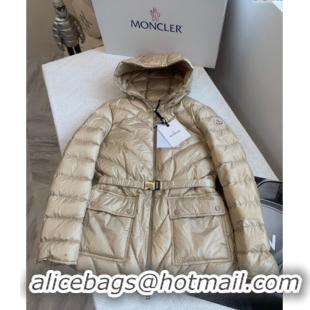 Grade Quality Moncler Argenno Down Jacket M091859 Beige 2025