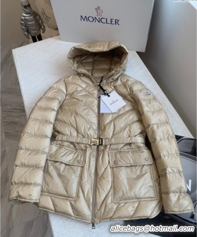 Grade Quality Moncler Argenno Down Jacket M091859 Beige 2025