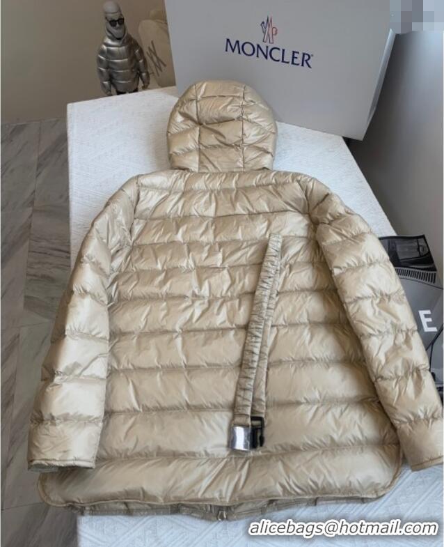 Grade Quality Moncler Argenno Down Jacket M091859 Beige 2025