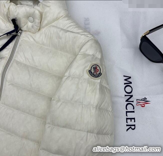 Buy New Cheap Moncler Short Down Jacket M091860 White 2025