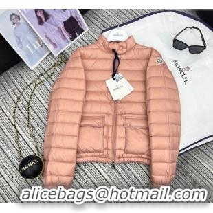 Cheap Discount Moncler Short Down Jacket M091860 Pink 2025