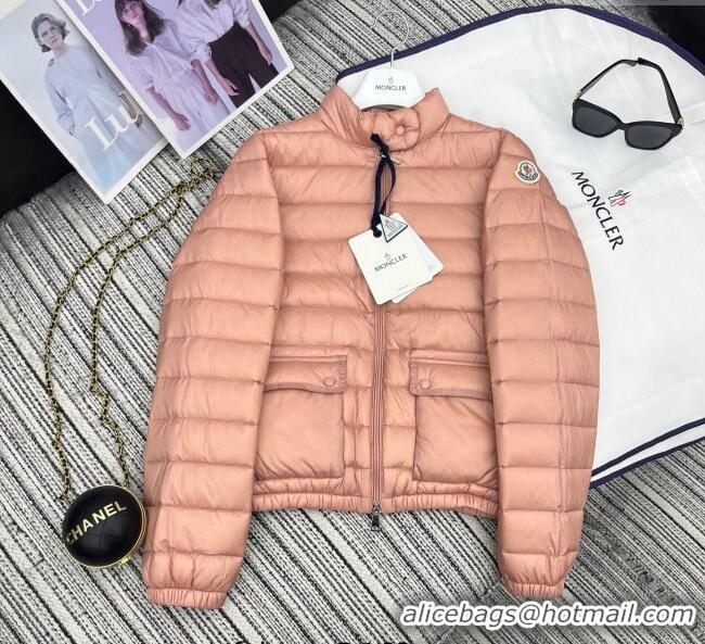 Cheap Discount Moncler Short Down Jacket M091860 Pink 2025