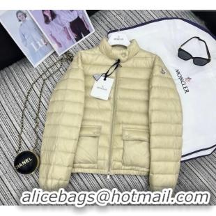 Classic Specials Moncler Short Down Jacket M091860 Khaki 2025