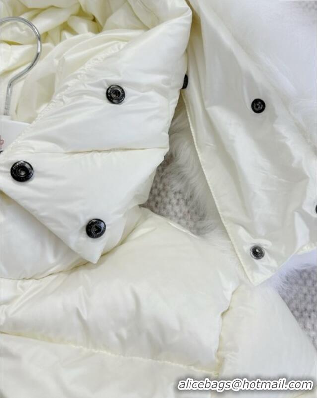 Luxury Cheap Moncler Boedic Down Jacket ML92604 White 2025 Top Quality