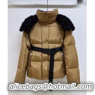 Fashion Cheap Moncler Castetnou Down Jacket 1014 Gold-Tone 2025
