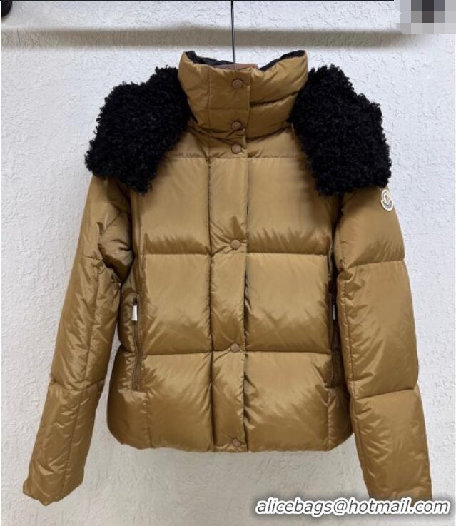 Fashion Cheap Moncler Castetnou Down Jacket 1014 Gold-Tone 2025
