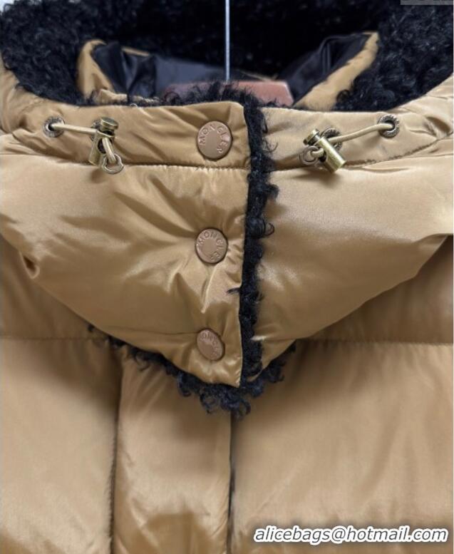 Fashion Cheap Moncler Castetnou Down Jacket 1014 Gold-Tone 2025