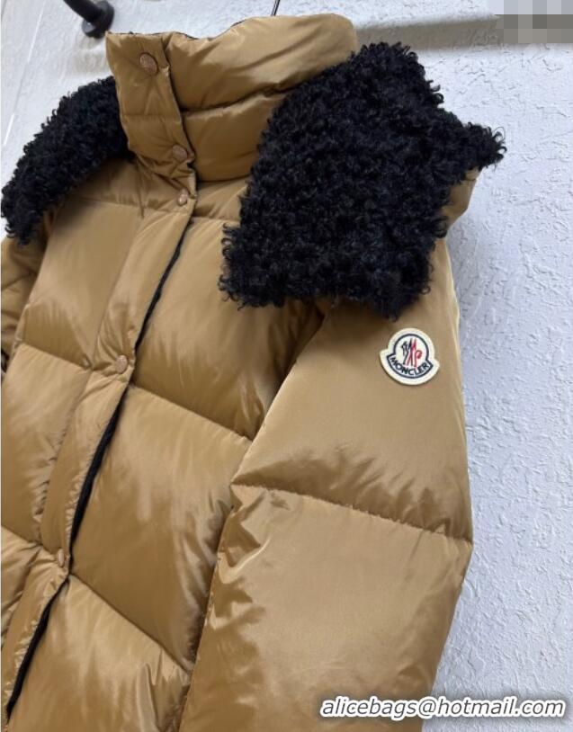 Fashion Cheap Moncler Castetnou Down Jacket 1014 Gold-Tone 2025
