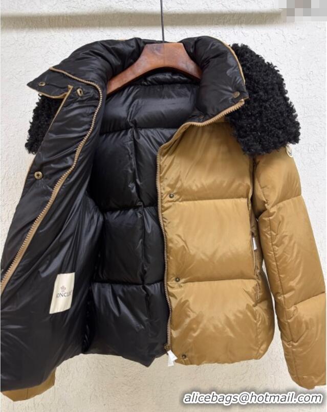 Fashion Cheap Moncler Castetnou Down Jacket 1014 Gold-Tone 2025