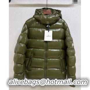 Classic Inexpensive Moncler Maya Down Jacket 1014 Green 2025