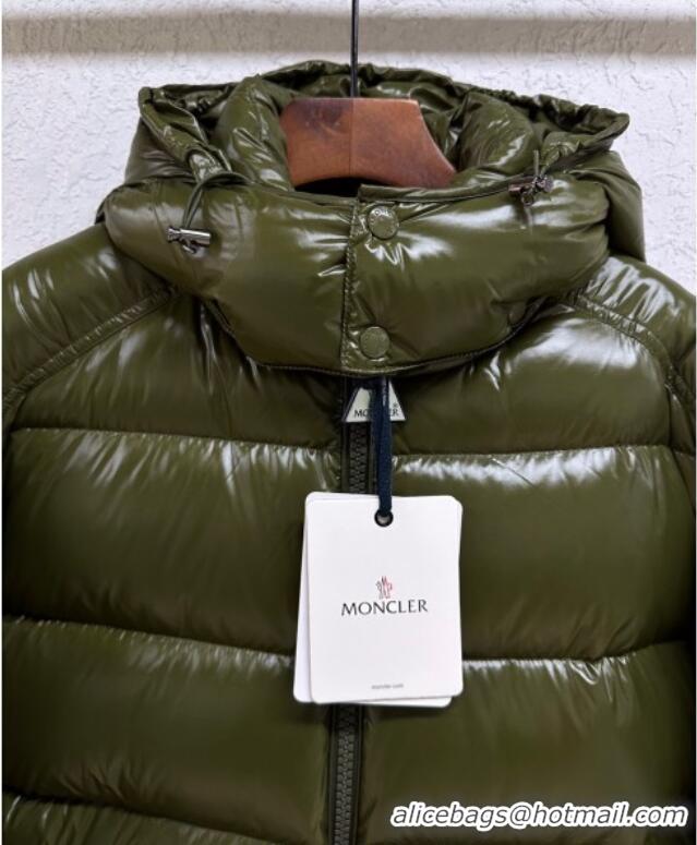 Classic Inexpensive Moncler Maya Down Jacket 1014 Green 2025