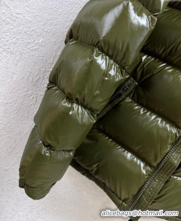 Classic Inexpensive Moncler Maya Down Jacket 1014 Green 2025