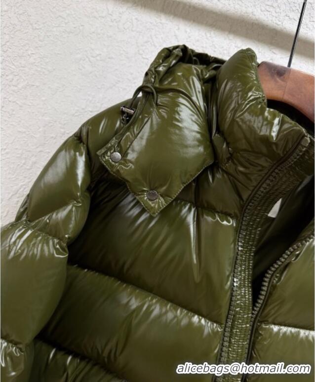 Classic Inexpensive Moncler Maya Down Jacket 1014 Green 2025