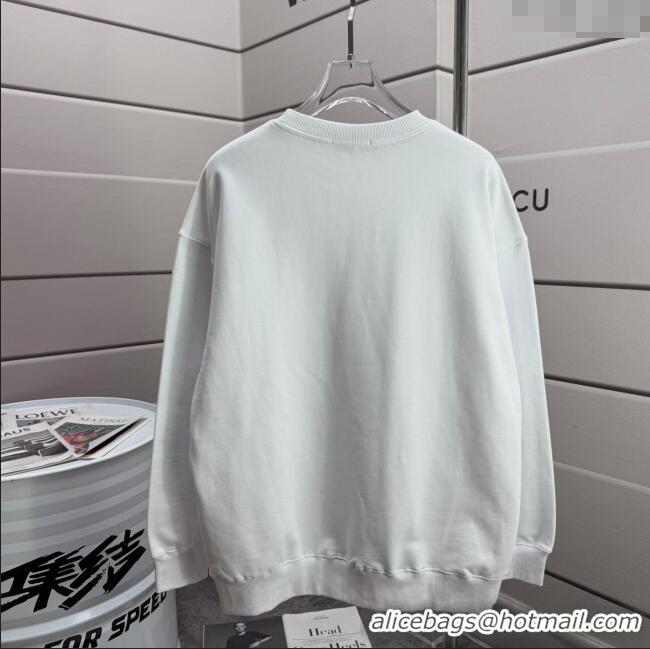 Cheapest Prada Sweatshirt P101301 White 2025 (For women and men)