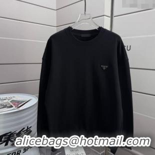 Grade Quality Prada Mens Sweatshirt P101403 Black 2025