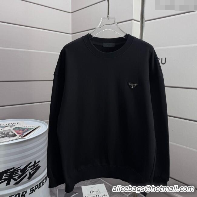 Grade Quality Prada Mens Sweatshirt P101403 Black 2025