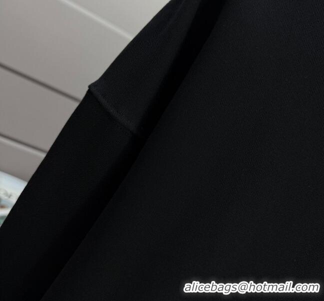 Grade Quality Prada Mens Sweatshirt P101403 Black 2025