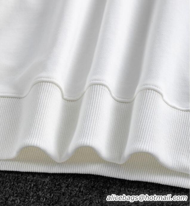 Luxury Cheap Prada Mens Sweatshirt P101404 White 2025