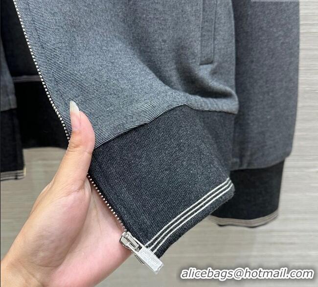 Buy Discount Miu Miu Patchwork Jacket 0717 Grey/Blue 2025