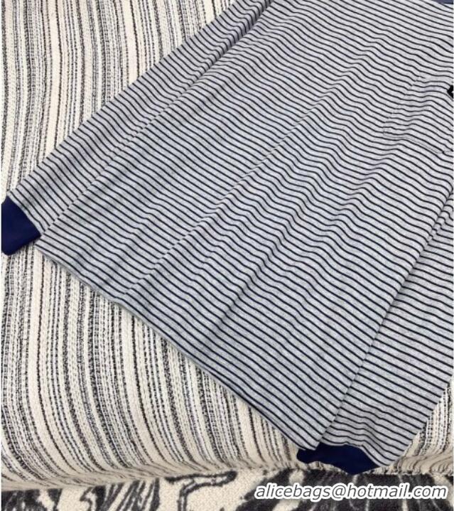 Buy New Cheap Miu Miu Cotton Long T-Shirt MM101415 Grey/Blue 2025