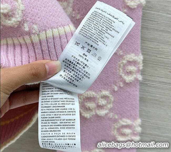 Promotional Gucci GG Wool Cardigan 1015 Pink 2025