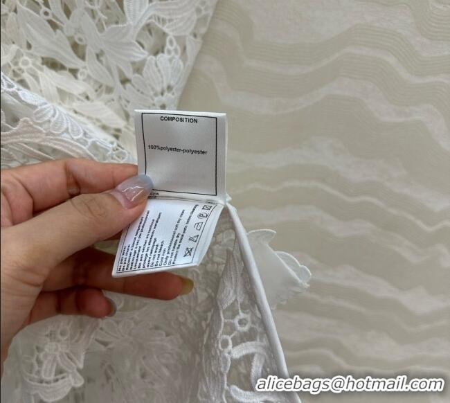 Super Quality Chanel Lace Vest 0620 White 2025