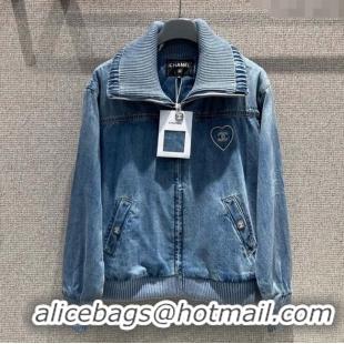 New Fashion Chanel Coco Beach Denim Jacket 0620 Blue 2025