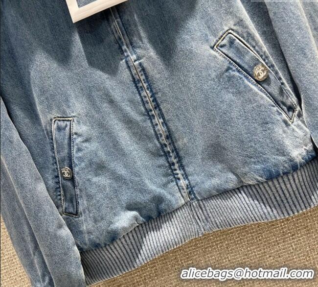 New Fashion Chanel Coco Beach Denim Jacket 0620 Blue 2025